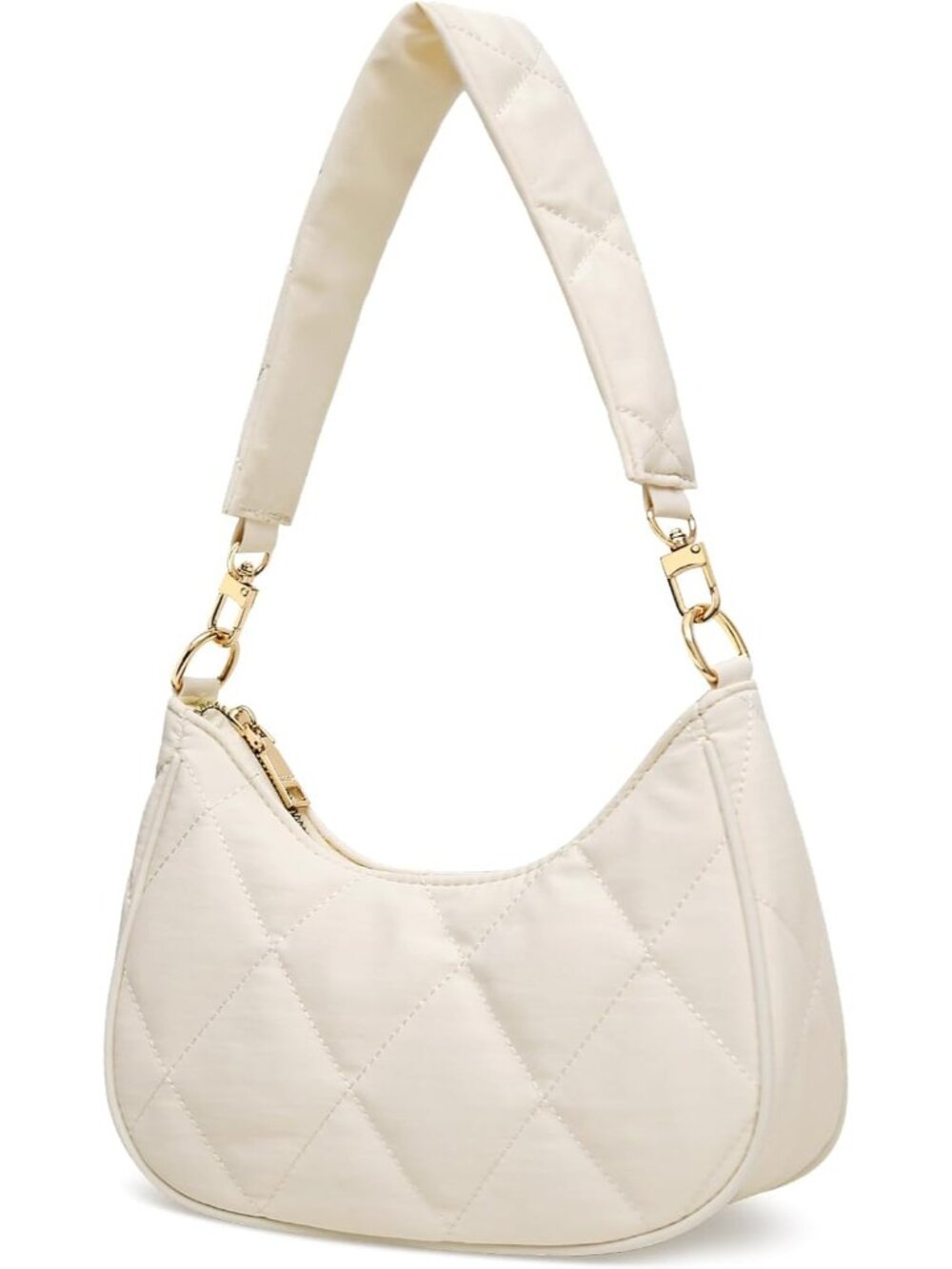 Women's Bags Beige Cute Hobo Shoulder Handbags Retro Clutch Stylish Purse - Picture 3 of 6